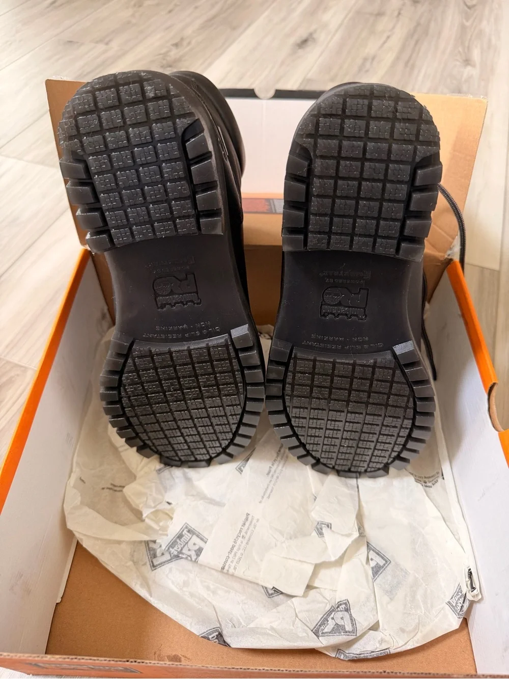 NWT Timberland PRO Direct Attach 6” Waterproof Soft Toe Work Boots 9W Black